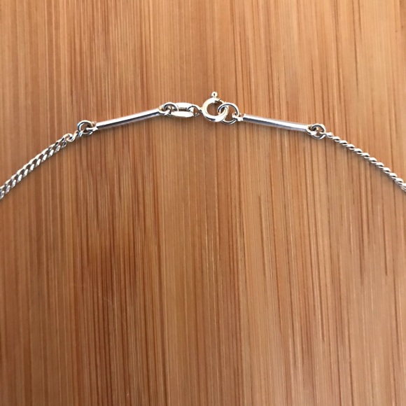 NWOT 925 Sterling Silver Hearts Necklace - Picture 2 of 3